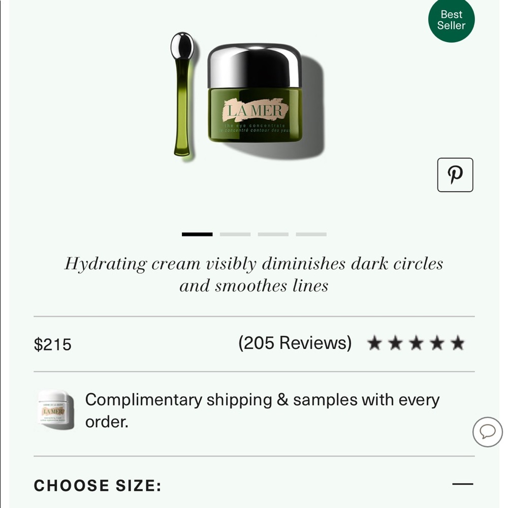 LA MER- the Eye Concentrate .1oz/3ml - Picture 4 of 6